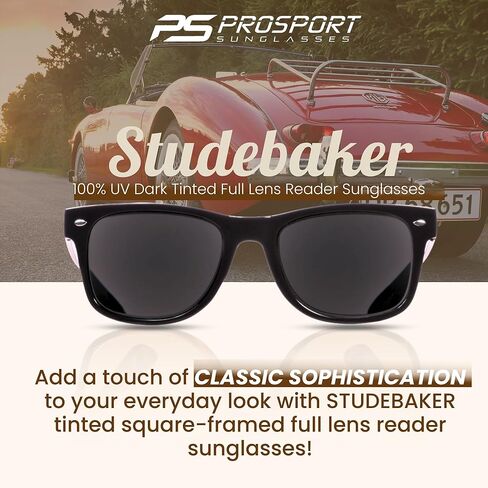 proSPORT Reading Sunglass Readers No Line Full Lens Men Women Smoke | Brown |Black |Tortoise Frame NOT BIFOCAL in Saudi Arabia