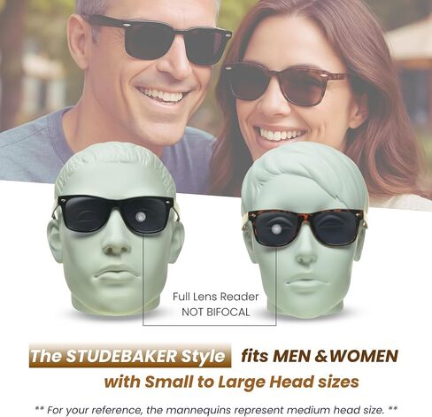 proSPORT Reading Sunglass Readers No Line Full Lens Men Women Smoke | Brown |Black |Tortoise Frame NOT BIFOCAL in Saudi Arabia