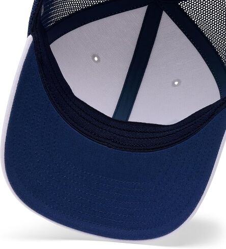 Columbia Unisex PFG Logo Mesh Ball Cap, White/Carbon/PFG Stacked Logo, S/M in Saudi Arabia