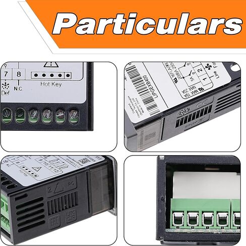 لجهاز التحكم في درجة الحرارة Dixell XR06CX-4N1F1 مع مسبار استشعار درجة الحرارة، وحدة تحكم ترموستات رقمية للثلاجات/الفريزر التجارية 120 فولت 50-60 هرتز in Saudi Arabia