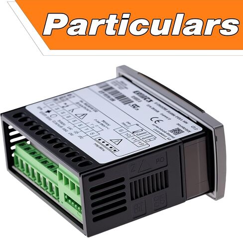 لجهاز التحكم في درجة الحرارة Dixell XR06CX-4N1F1 مع مسبار استشعار درجة الحرارة، وحدة تحكم ترموستات رقمية للثلاجات/الفريزر التجارية 120 فولت 50-60 هرتز in Saudi Arabia