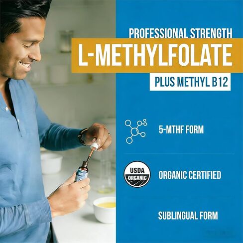 L-Methylfolate 15 mg + Methyl B12 Liquid Drops in Saudi Arabia