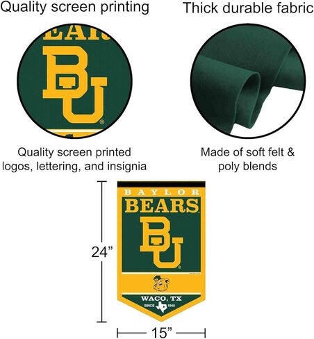 شركة College Flags & Banners Co. راية تاريخ التراث بايلور بيرز in Kuwait