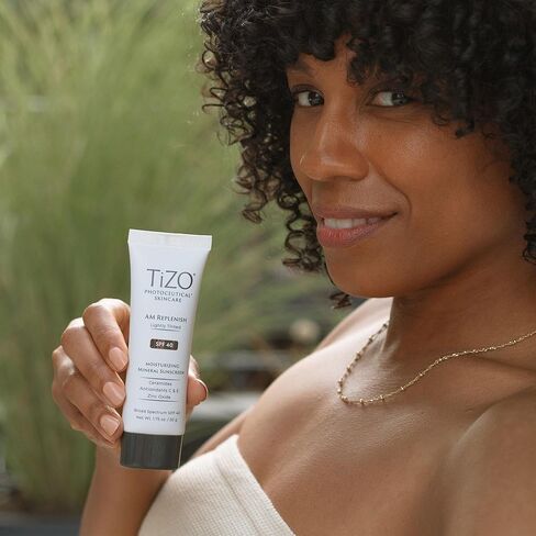 TIZO Photoceutical AM Replenish Lightly Tinted, SPF 40, 1.75 Fl Oz in Saudi Arabia