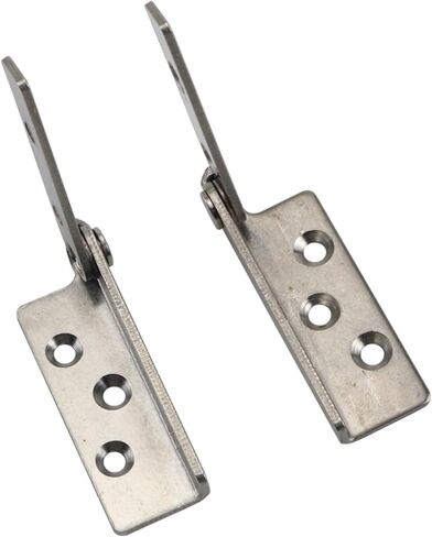 304 Stainless Steel Heavy Duty Door Hinge Industrial Machinery Sound Insulation Automobile Equipment Bearing Hinge 1Pcs(Left) in Saudi Arabia
