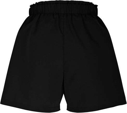 Womens Shorts 2026 Comfy Summer Button High Waist Casual Bermuda Shorts for Women Trendy Solid Color with Pockets in Saudi Arabia