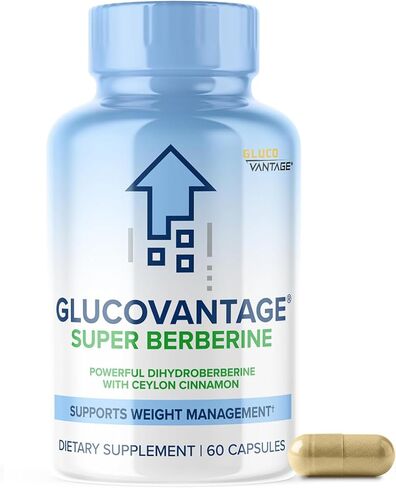 MAXLIFE NATURALS Dihydroberberine Glucovantage ® Super Berberine 250mg + Ceylon Cinnamon 200mg 60 Capsules – Cardiovascular & GLP-1 Health Supplement Patented Gluco Vantage in Saudi Arabia