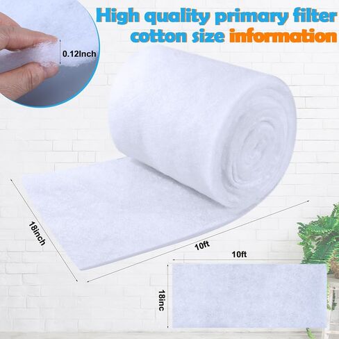 HunnmingRe 18'' x 120'' Air Vent Filters Polyester Floor Vent Filter Cut to Fit Dust Control Replacement Air Filtrate Roll Material for HVAC AC Heating RV's Mobile Homes Floor Registers in Saudi Arabia