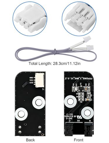 مستشعر وكابل AD5X Y-axis لطابعة Flashforge AD5X ثلاثية الأبعاد، قطع الغيار: وحدة استشعار تسوية السرير التلقائي للمحرك على المحور Y مع كابل توصيل in Kuwait