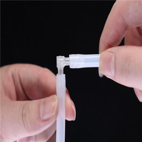 5 Pcs Hose Barb 90 Degree Elbow L Fitting, Plastic 2 Way Equal Barbed Joint Splicer Mender Union Adapter Hose Fitting Fuel Gas Liquid Air (U) in Saudi Arabia
