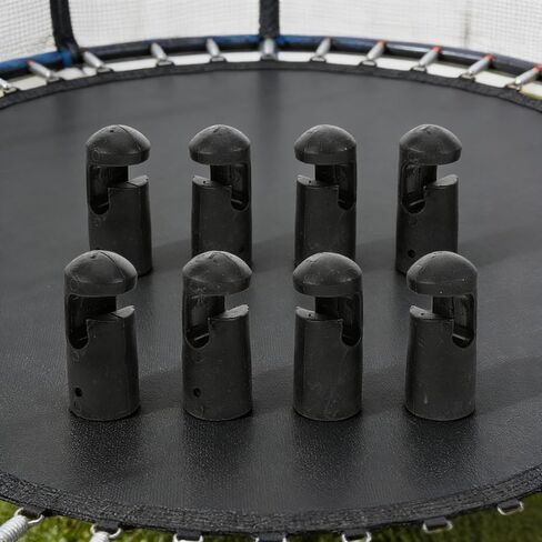 Trampoline Replacement Pole Caps, 8pcs Plastic Trampoline Net Pole Caps, Enclosure Pole Cap for Safe Installation in Saudi Arabia