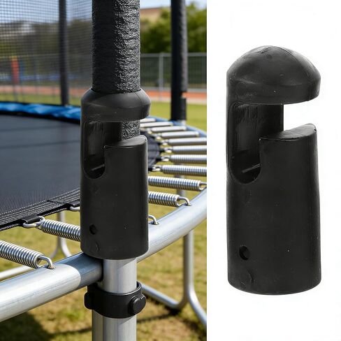 Trampoline Replacement Pole Caps, 8pcs Plastic Trampoline Net Pole Caps, Enclosure Pole Cap for Safe Installation in Saudi Arabia