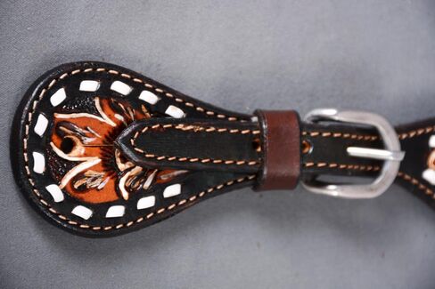 American Leather Spurs Straps for Adults Western Womens Spur Horse Riding Barrel Racing Show and Rodeo Strap in Saudi Arabia