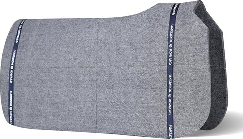 Harrison Howard Western Saddle Pad Liner, Thin Wool Felt Under Pad with Spine Cutout, Shock Absorbing Sweat Barrier in Saudi Arabia