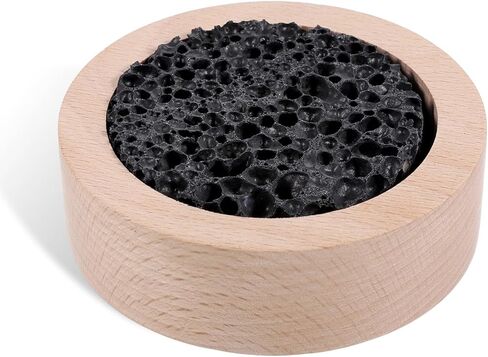 Passive Essential Oil Diffuser Rock Diffuser Natural Wood Base Aromatherapy for Decorating at Desk, Office, or Car and Gift-Giving in Saudi Arabia