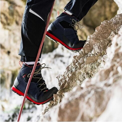 Alpina JOY Men’s Approach Boots – Super Light Leather Hiking Shoes with Waterproof Breathable Membrane, All Weather Grip Slip Resistant Outsole, Approach and Climbing Footwear, Made in Europe in Saudi Arabia