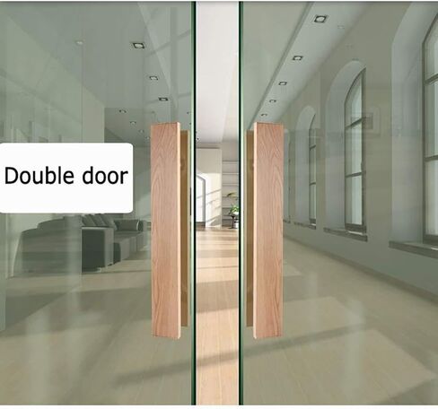 Solid Wood Commercial Push-Pull Glass Door Handle/Wooden Door Handle/Barn Door Pull Handle 5 Lengths(Length1000mm) in Saudi Arabia