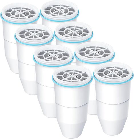 VIPHASES Upgraded 6-Stage 0 TDS Water Filter Replacement for ZR-001, ZR-017, ZR-004, Removes 99.99% Lead, Chlorine, Fluoride, PFOA/PFOS, 2-Pack in Saudi Arabia