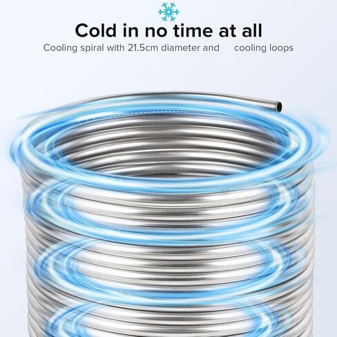 304 Stainless Steel Coil Tubing 1/2" OD x 25Ft Length, Metal Tubing for Industrial Machinery, Multi-function Processing & DIY Projects (0.5 Inch Diameter) in Saudi Arabia