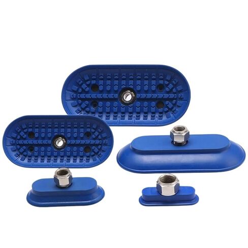 5 PCS Manipulator Accessories Oval Suction Cups SAOF-60X23/80X40/140 X70 Industrial Vacuum Sucker Pneumatic Manipulator(SA0F-100x50-NBR) in Kuwait