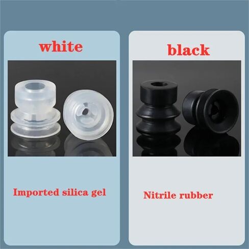 Manipulator vacuum sucker industry ZP3-T04/06/08/10/13 16S/N-B5 double-layer heat-resistant silicone suction nozzle pneumatic(ZP3-T04BN-B5) in Saudi Arabia