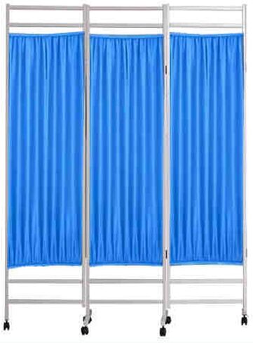 Foldable Mobile Privacy Screen,Room Divider Temporary Fence,Partition Privacy Separator Wall,for Emergency Room Hospital Beauty Salon Office(Blue,6-Panel) in Saudi Arabia