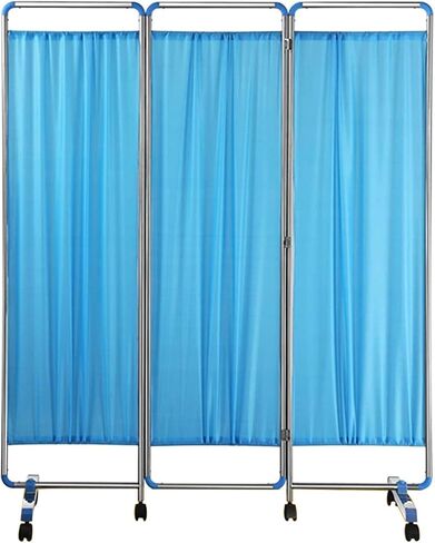 3 Panel Medical Privacy Screen, Portable Room Divider, 6ft High Ward/Beauty Salon/Health Center Standing Door Partition, Space Saving in Saudi Arabia