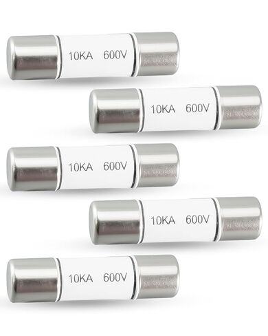 5Pcs 0.5A HV510 500mA 600V AC/DC Ceramic Fuse 5x20mm for Digital Multimeter, Fast-Acting Ceramic Fuse, 0.79 x 0.2 in in Saudi Arabia