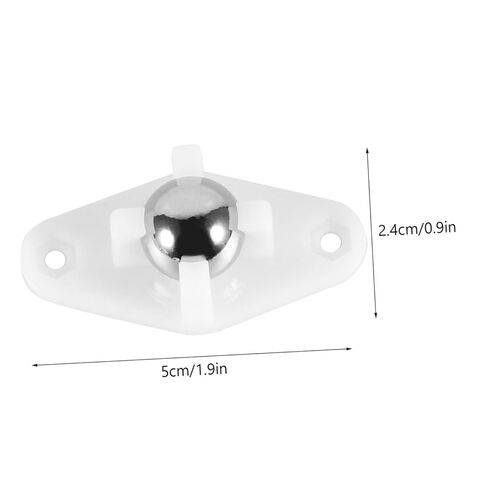 jojofuny 8Pcs Steel Ball Transfer Casters 360 Degree Swivel Replacement Caster Wheels for Furniture Trolleys and Industrial Material Handling in Saudi Arabia