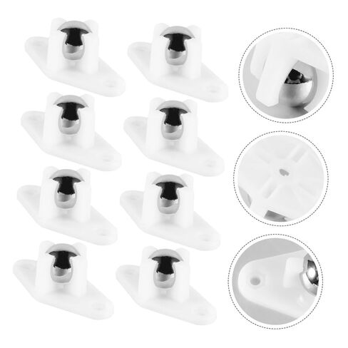 jojofuny 8Pcs Steel Ball Transfer Casters 360 Degree Swivel Replacement Caster Wheels for Furniture Trolleys and Industrial Material Handling in Saudi Arabia