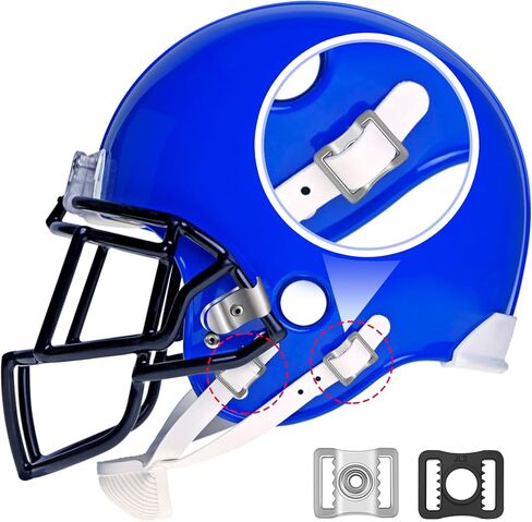 31 Pcs Hockey Helmet Repair Kit, Coldairsoap Football Helmet Replacement Parts Including Visor Clips 4 Screws Nuts Rubber Gaskets J Clips, Hardware Kit for Baseball, Softball Helmets in Saudi Arabia