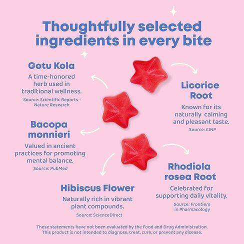 JoySpring Genius Kids Focus Gummies - مكمل عشبي طبيعي للعقل للأطفال | نباتي، خالي من الغلوتين، خالي من السكر مع باكوبا، غوتو كولا، رهوديولا - 60 قطعة in Saudi Arabia
