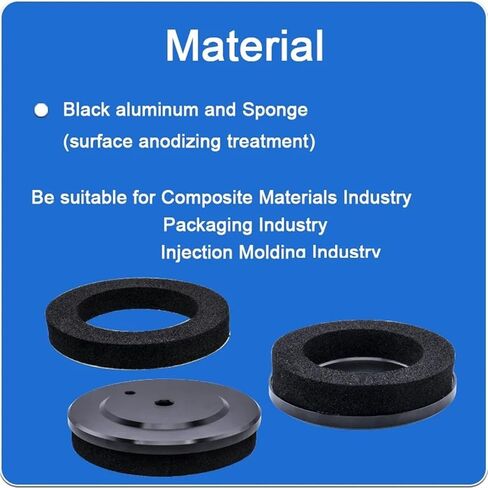 Robotic Sponge Vacuum Suction Cup (Sizes: 40/50/80/100/120/150/200MM) – Designed for Uneven/Irregular Surfaces(100mm) in Saudi Arabia