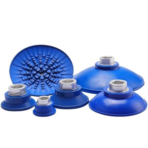 Vacuum Chuck Industrial Pneumatic Manipulator Accessories Vacuum Sucker SAF 22/30/40/50/60/80/100/125 Single Layer Suction Cups(QLF-02-50) in Saudi Arabia