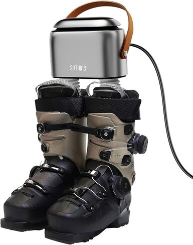 SOTHING Boot Dryer, 95W Rapid Drying with 3 Heat Levels, Ozone Fresh Mode, 1–9H Timer, Smart Touch Panel, Retractable Hoses & Overheat Protection – Portable Ski Boot & Snowboard Boot Dryer in Saudi Arabia
