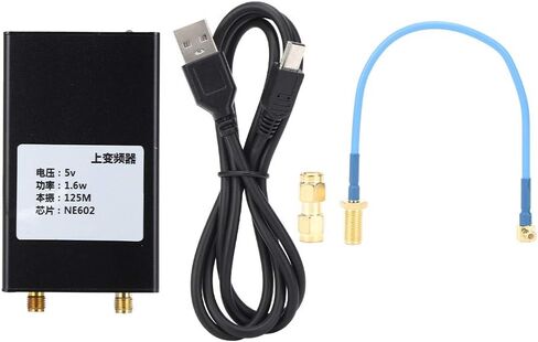 EVTSCAN 0.15 MHz to 30 MHz Wideband HF Upconverter, with HF IF Dual SMA Output, 125MHz LO Frequency, for RTL2832U SDR Receivers and Software, for Shortwave Signals in Saudi Arabia