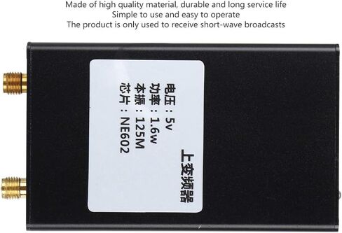 EVTSCAN 0.15 MHz to 30 MHz Wideband HF Upconverter, with HF IF Dual SMA Output, 125MHz LO Frequency, for RTL2832U SDR Receivers and Software, for Shortwave Signals in Saudi Arabia