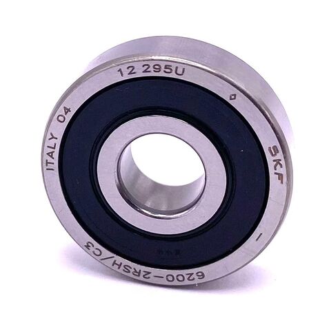 SKF Italy 6200 2RSH C3 محمل كروي ذو أخدود عميق، مطاط مختوم 10x30x9 ملم in Kuwait
