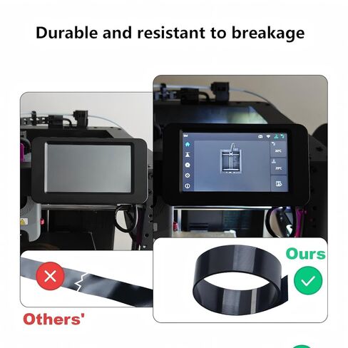 كابل شاشة LCD للطابعة ثلاثية الأبعاد لـ Flashforge AD5M /AD5M Pro، استبدال كابل شاشة اللمس، سلك توصيل FPC، متوافق مع الواجهة الأصلية، أجزاء ملحقات الطابعة ثلاثية الأبعاد in Kuwait