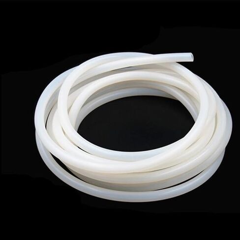 White Silicone Tube 3mm ID 6mm OD 1m Food Grade Air Hose For Transfer Pump in Saudi Arabia