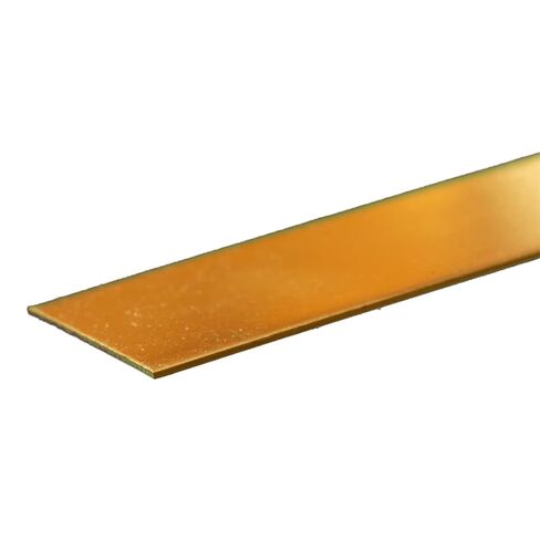 شريط نحاسي معدني دقيق من K&S 8242 - سمك 0.032 بوصة × عرض 1 بوصة × طول 12 بوصة - الحرف اليدوية، الكهربائية، صناعة المجوهرات، النمذجة، صنع في الولايات المتحدة الأمريكية، شريط واحد in Kuwait