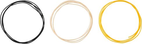 Pure Vintage Cloth Wire, 22 AWG, Black, White, Yellow, 5' in Saudi Arabia