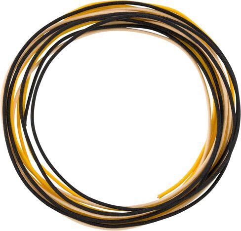 Pure Vintage Cloth Wire, 22 AWG, Black, White, Yellow, 5' in Saudi Arabia
