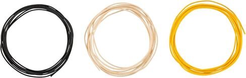 Pure Vintage Cloth Wire, 22 AWG, Black, White, Yellow, 5' in Saudi Arabia