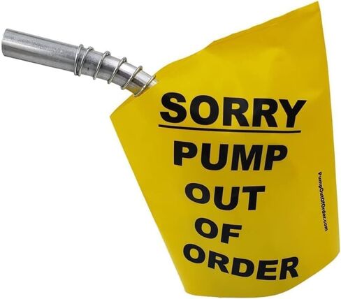 GXMark Sorry Pump Out of Order Service Gas Cover Reusable Nozzle Hood Bag (6 Pack, Yellow) in Saudi Arabia