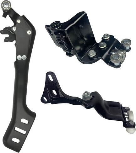 Transit Right Sliding Door Roller Hinge Set Upper Middle Lower Compatible with 2015-2019 Transit 150 250 350 350HD Passenger Side Power Center Door Roller Assembly Replaces BK31V25000AG in Saudi Arabia