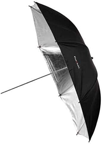 Fotodiox Premium Grade Studio Umbrella - 43" Black & Silver Reflective with Fine Grain Silver Interior in Kuwait