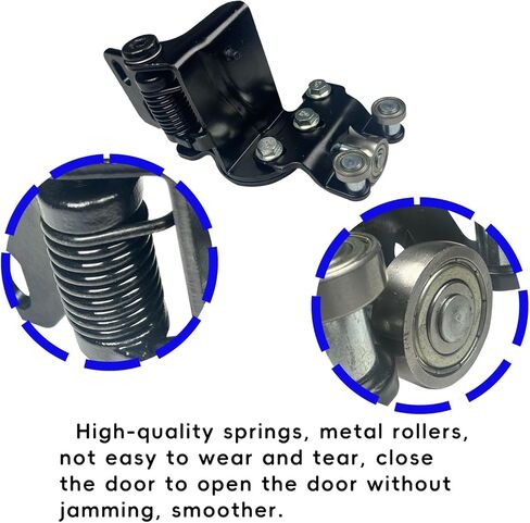 Transit Right Sliding Door Roller Hinge Set Upper Middle Lower Compatible with 2015-2019 Transit 150 250 350 350HD Passenger Side Power Center Door Roller Assembly Replaces BK31V25000AG in Saudi Arabia