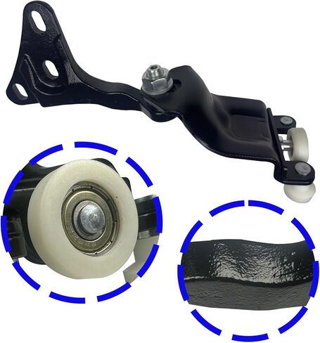Transit Right Sliding Door Roller Hinge Set Upper Middle Lower Compatible with 2015-2019 Transit 150 250 350 350HD Passenger Side Power Center Door Roller Assembly Replaces BK31V25000AG in Saudi Arabia