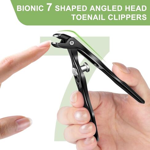 Wide Open Toenail Clippers for Seniors Thick Nails-No Splash Nail Clippers for Men-Heavy Duty Toe Nail Clippers for Women with Nail File-Fingernail Clipper with Catcher- Good Looking in Saudi Arabia
